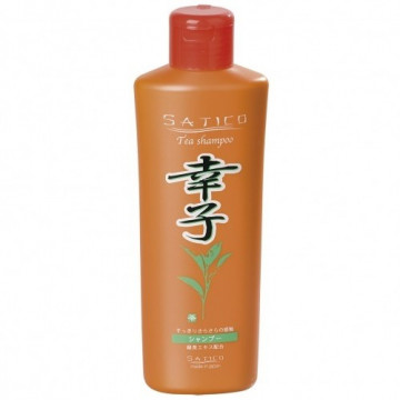 Купити - Kanebo Satico GoKadzoku Green Tea Shampoo - Шампунь для волосся біоактивні з екстрактом зеленого чаю