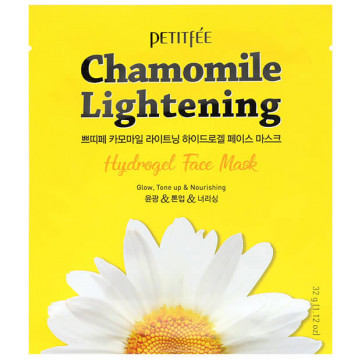 Купити - Petitfee & Koelf Chamomile Lightening Hydrogel Face Mask - Гідрогелева освітлююча маска з екстрактом ромашки