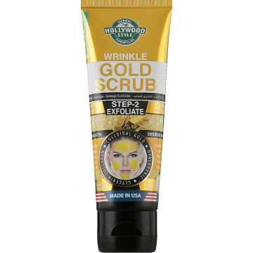 Купити - Hollywood Style Wrinkle Gold Scrub - Антивіковий скраб с золотом