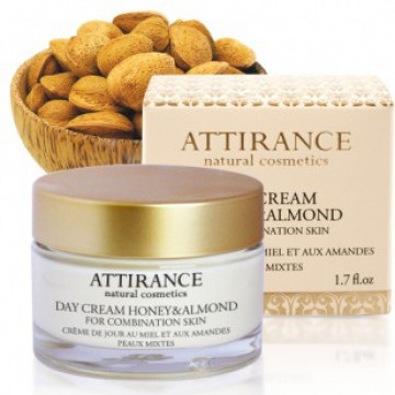 Купити - Attirance Honey & Almond Day Face Cream - Денний крем Мед і Мигдаль для комбінованої шкіри