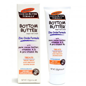 Купити - Palmer's Bottom Butter Diaper Rash Cream with Zinc - Масло проти попрілостей з цинком
