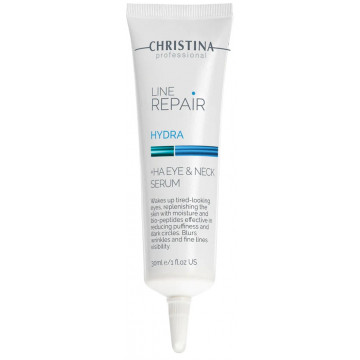 Купити - Christina Line Repair Hydra HA Eye & Neck Serum - Сироватка для шкіри навколо очей та шиї