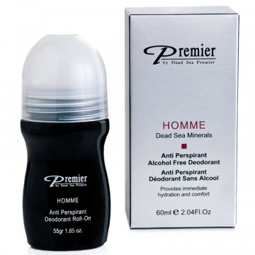 Купити - Premier Dead Sea Anti Perspirant Deodorant for Men - Дезодорант антиперспірант для чоловіків (без спирту)
