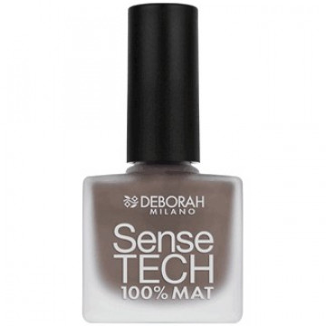 Купити - Deborah Sense Tech 100% Mat Nail Enamel - Лак для нігтів матовий
