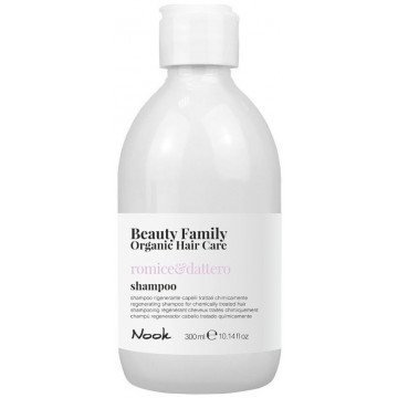 Купити - Nook Beauty Family Organic Hair Care Romice & Dattero Shampoo - Регенеруючий шампунь для фарбованого і пошкодженого волосся