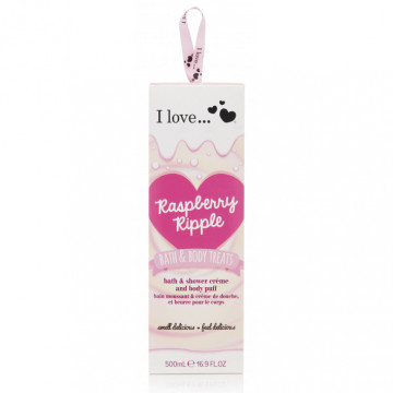 Купити - I Love Raspberry Ripple Bath & Body Treats - Набір "Малина"