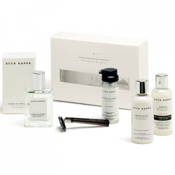 Купити - Acca Kappa White Moss Gift Set - Подарунковий набір (EDC50+A/S/E100+SH100+S/G50 + станок)