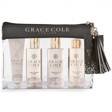 Купити - Grace Cole Travel Set Vanilla Blush&Peony - Набір для подорожей "Ваніль і півонія"