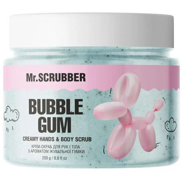 Купити - Mr.Scrubber Bubble Gum Creamy Hands & Body Scrub - Крем-скраб для рук і тіла з ароматом жувальної гумки