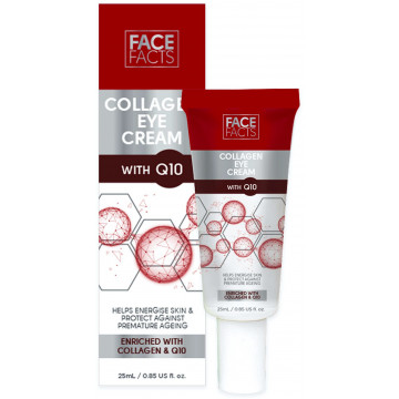 Купити - Face Facts Collagen Eye Cream With Q10 - Крем для шкіри навколо очей з колагеном та коензимом Q10