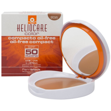 Купити - Cantabria Heliocare Color Oil-Free Compact SPF50 Sunscreen - Сонцезахисна компактна пудра на водній основі