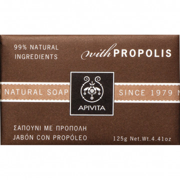 Купити - Apivita natural soap with propolis - Натуральне мило з прополісом