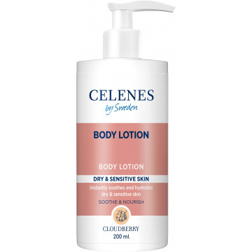 Купити - Celenes Cloudberry Body Lotion - Лосьйон для тіла з морошкою для сухої та чутливої ​​шкіри