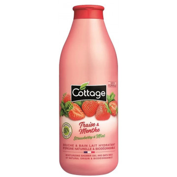 Купити - Cottage Strawberry&Mint Shower Milk - Молочко для душу "Полуниця та м'ята"