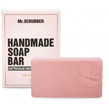 Купити - Mr.Scrubber Handmade Soap Bar "Strawberry cream" - Брускове мило ручної роботи в подарунковій коробці