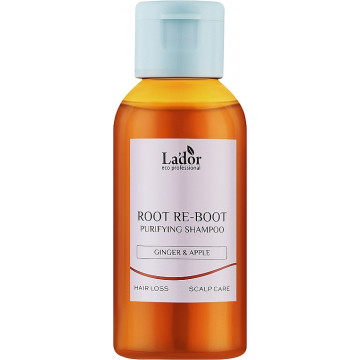 Купити - La'dor Root Re-Boot Purifying Shampoo Ginger & Apple - Шампунь від випадіння волосся для чутливої ​​шкіри голови