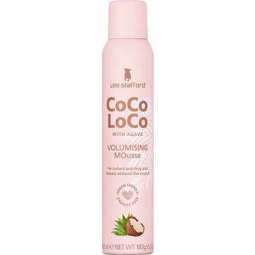 Купити - Lee Stafford Coco Loco With Agave Coconut Mousse - Фіксуюча пінка для волосся