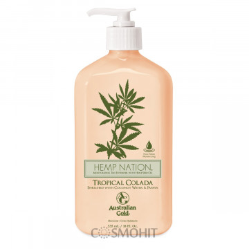 Купити - Australian Gold Hemp Nation Tropical Colada Body Lotion - Закріплювач засмаги тропічний коктейль