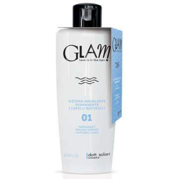 Купити - Dott. Solari Glam Permanent Waving System 01 Natural Hair - Система перманентної завивки для натурального волосся