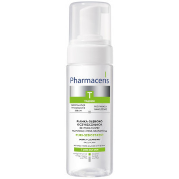 Купити - Pharmaceris T Puri-Sebostatic Deeply Cleansing Foam - Глибоко очищуюча пінка для обличчя