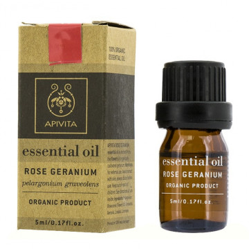 Купити - Apivita essential oil rose geranium - Ефірна олія "Герань рожева"