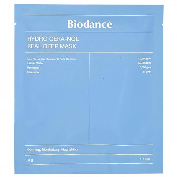 Купити - Biodance Hydro Cera-Nol Real Deep Mask - Нічна гідрогелева маска з керамідами для зволоження шкіри обличчя