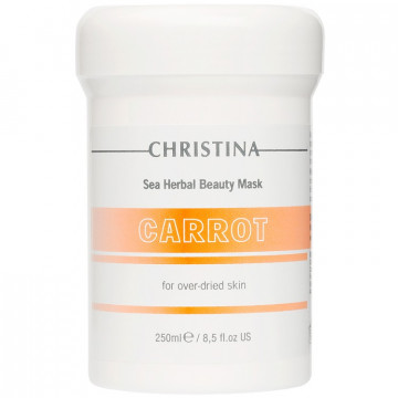 Купити - Christina Sea Herbal Beauty Mask Carrot For Over-Dried Skin - Маска краси на основі морських трав для пересушеної шкіри "Морква"