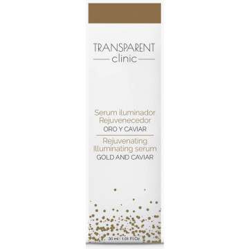 Купити - Transparent Clinic Gold and Caviar Rejuvenating Serum - Ультраомолоджуюча сироватка з ікрою та біозолотом