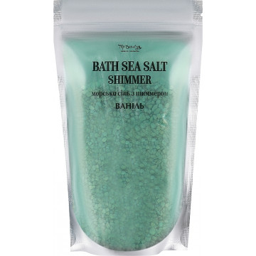 Купити - Top Beauty Bath Salt - Сіль морська з шиммером для ванни "Ваніль"