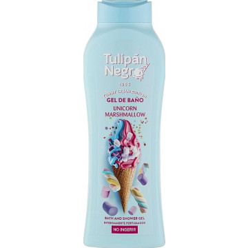 Купити - Tulipan Negro Intense Bath And Shower Gel Marshmallow Unicorn - Гель для душу "Зефірний єдиноріг"