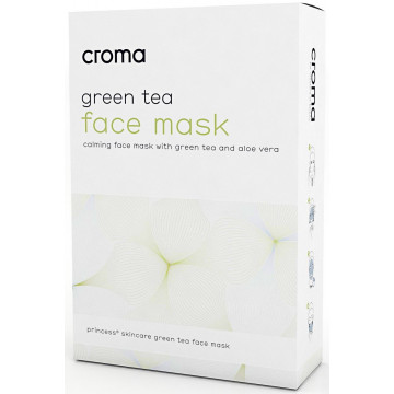 Купити - Croma Face Mask with Green Tea - Маска для обличчя з екстрактом зеленого чаю