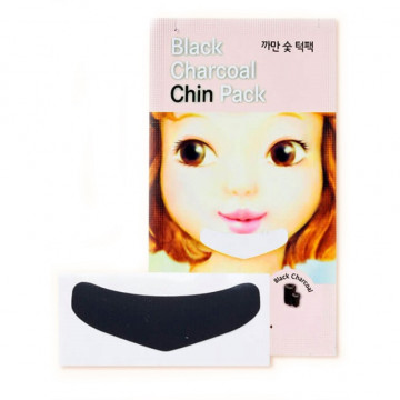 Купити - Etude House Black Charcoal Chin Pack - Патчі для підборіддя від чорних крапок