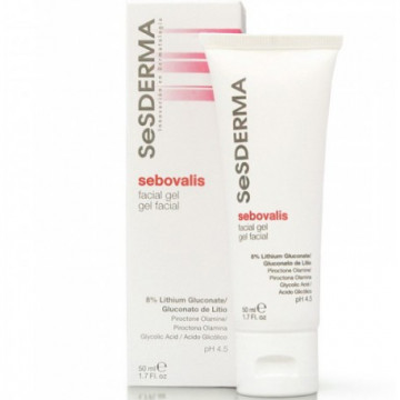 Купити - Sesderma Sebovalis Face Gel - Гель для обличчя проти себореї