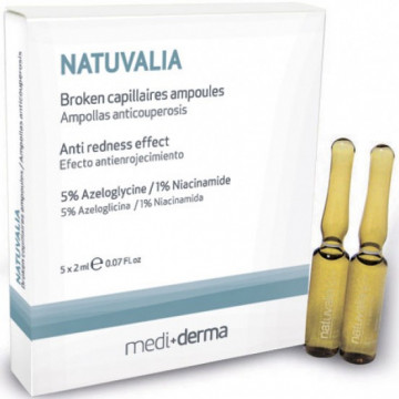 Купити - Sesderma Natuvalia Broken Capillaire Ampoules - Ампули з антикуперозним ефектом