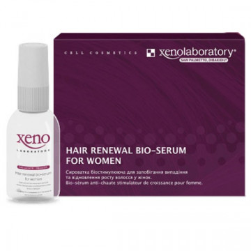 Купити - Xeno Laboratory Hair Renewal Bio-Serum For Women - Сироватка биостимулирующая для запобігання випадання й поновлення росту волосся у жінок 4 * 30 мл