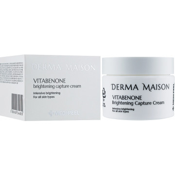 Купити - Medi Peel Derma Maison Vitabenone Brightening Capture Cream - Вітамінний крем для обличчя для вирівнювання тону шкіри