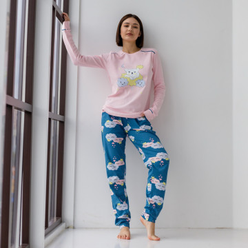 Купити - Nicoletta 96482 Pink - Жіноча піжама