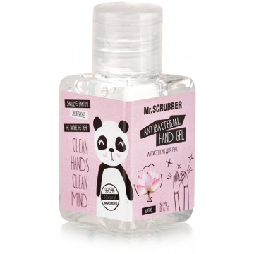 Купити - Mr.Scrubber Antibacterial Hand Gel "Lotus" - Антисептик для рук