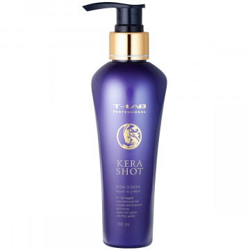 Купити - T-LAB Professional Kera Screen Leave-In Cream - Відновлюючий крем-догляд для кінчиків, що січуться