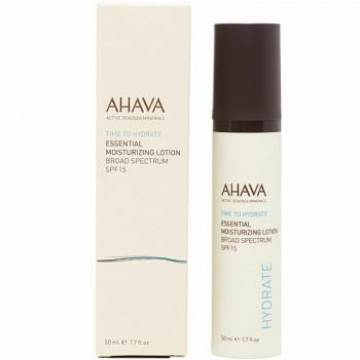 Купити - Ahava Time to Hydrate Essential Moisturizing Lotion Broad Spectrum SPF 15 - Крем легкий зволожуючий