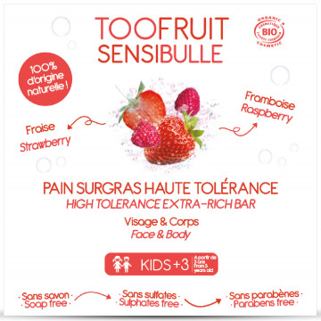 Купити - Toofruit Sensibulle Raspberry Strawberry Soap - Мило "Полуниця і Малина"