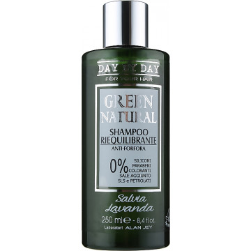 Купити - Alan Jey Green Natural Shampoo Riequilibrante - Ребалансуючий шампунь проти лупи