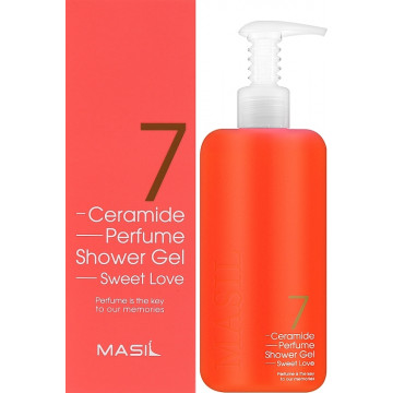 Купити - Masil 7 Ceramide Perfume Shower Gel Sweet Love - Гель для душу з керамідами з ароматом ірису Купити - Masil 7 Ceramide Perfume Shower Gel Sweet Love - Гель для душу з керамідами з ароматом ірису