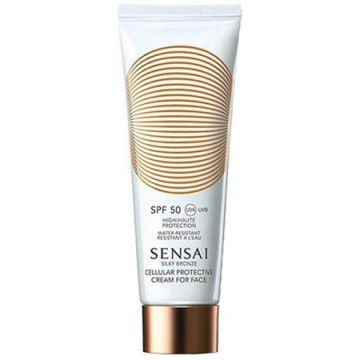 Купити - Kanebo Sensai Silky Bronze Sun Protective Cream For Face - Сонцезахисний крем для обличчя SPF50
