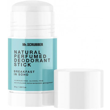 Купити - Mr.Scrubber Natural Perfumed Deodorant Stick "Breakfast in Soho" - Натуральний парфумований дезодорант Купити - Mr.Scrubber Natural Perfumed Deodorant Stick "Breakfast in Soho" - Натуральний парфумований дезодорант
