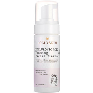 Купити - Hollyskin Hyaluronic Acid Foaming Facial Cleanser - Очищуюча пінка для вмивання з гіалуроновою кислотою