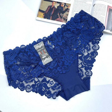 Купити - Biweier 2002 Navy - Мережні трусики (сині)