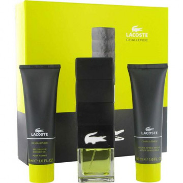 Купити - Lacoste Challenge - Подарунковий набір (EDT75+A/SH50+S/G50)