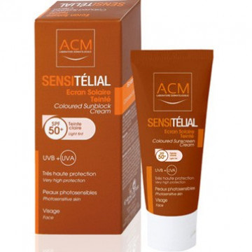 Купити - ACM Sensitelial SPF 50+ Teinte Claire - Сонцезахисний тональний крем SPF 50+ світлий