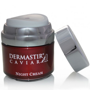 Купити - Dermastir Caviar Night Cream - Нічний крем з ікрою